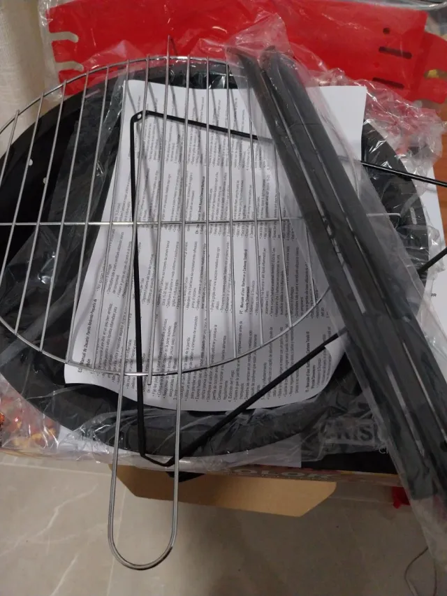 Barbacoa de carbón 41x33,5x46cm