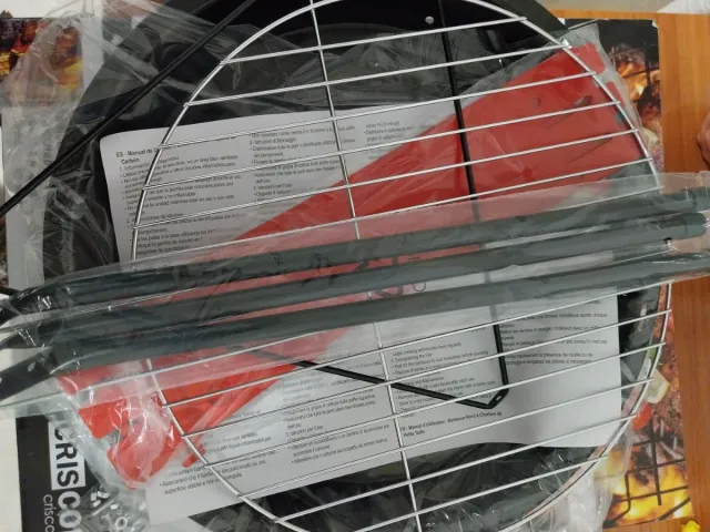 Barbacoa de carbón 41x33,5x46cm