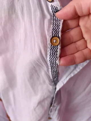 Camisa turquesa Zara Hombre