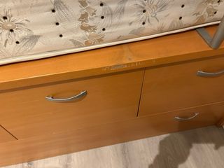 Conjunto cama doble + muebles habitación juvenil