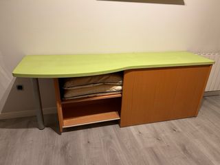 Conjunto cama doble + muebles habitación juvenil