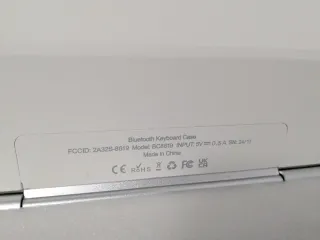 Teclado Dracool para iPad Azul/Blanco 123188