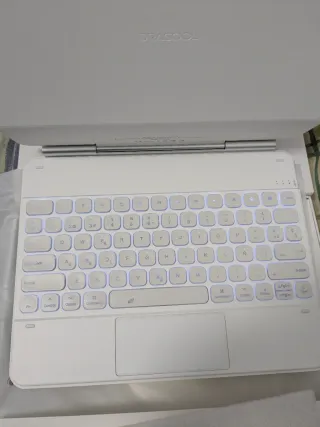 Teclado Dracool para iPad Azul/Blanco 123188