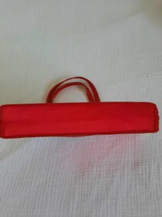 Bolso de fiesta lentejuelas rojo