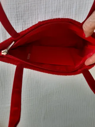 Bolso de fiesta lentejuelas rojo