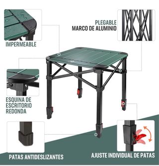 Mesa Plegable con Bolsa de Transporte Villey