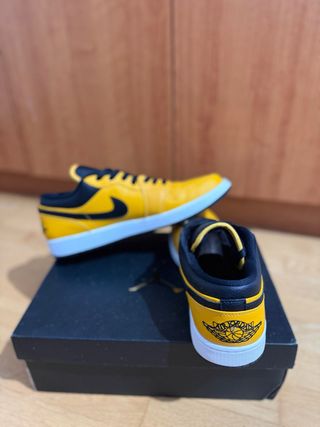 Air Jordan 1 Low Amarillas/Negras