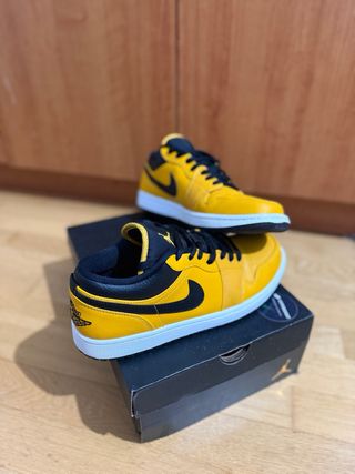 Air Jordan 1 Low Amarillas/Negras
