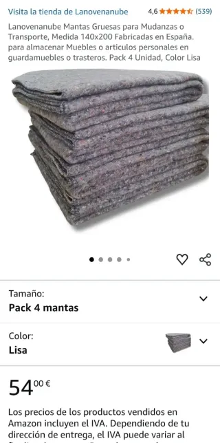 Manta protectora multiusos 1.5x2m NUEVA