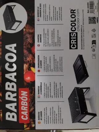 Barbecue a carbone pieghevole