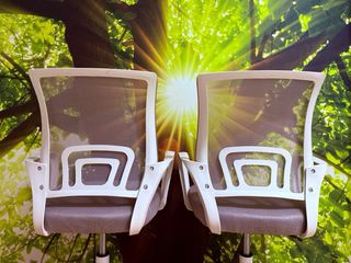 2 Sillas de Oficina beige