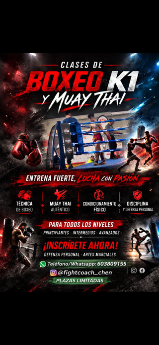 Clases de Muay Thai, boxeo y defensa personal