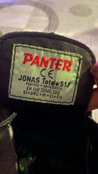 Zapatos seguridad Panter Jonas S1 Talla 39