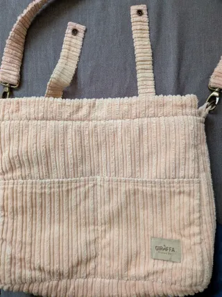Bolsa Silla Bebé La Giraffa Corduroy Rosa