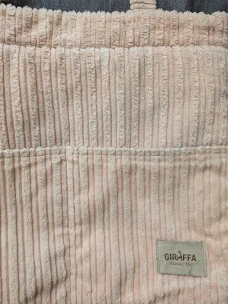 Bolsa Silla Bebé La Giraffa Corduroy Rosa