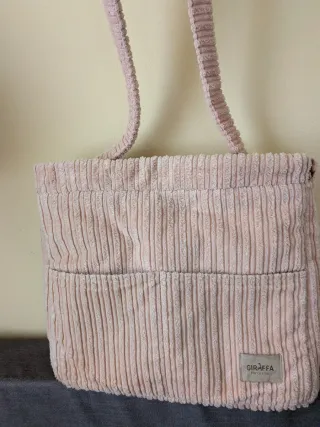 Bolsa Silla Bebé La Giraffa Corduroy Rosa
