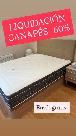 Liquidación Canapés -60% Envío Gratis