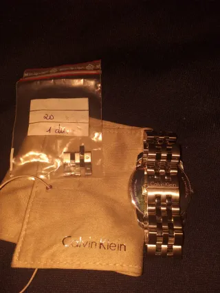 Reloj Calvin Klein Azul y Plateado