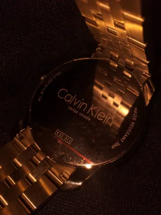 Reloj Calvin Klein Azul y Plateado