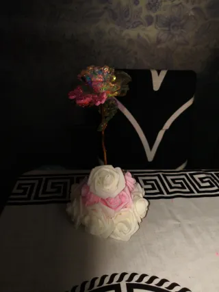 Rosas eternas decorativas