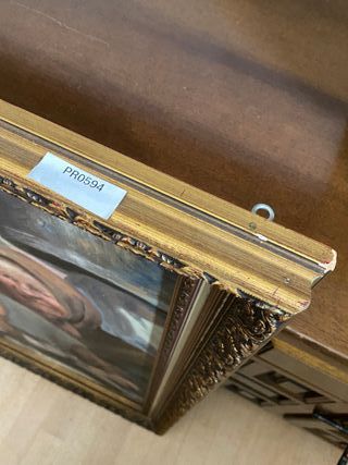 Cuadro Mujeres con Peces Marco Madera