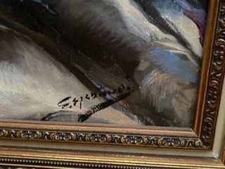 Cuadro Mujeres con Peces Marco Madera