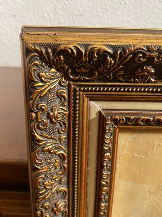 Cuadro Mujeres con Peces Marco Madera