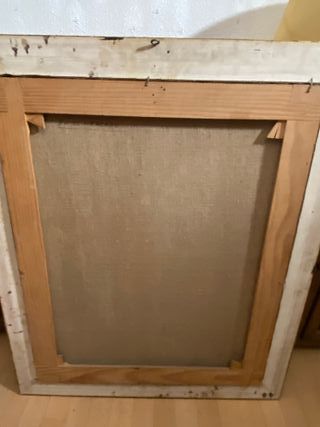 Cuadro Mujeres con Peces Marco Madera