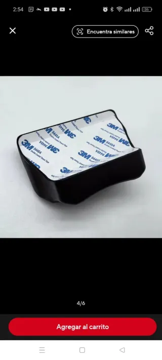 Respaldo Baúl Moto Adhesivo 45-65L