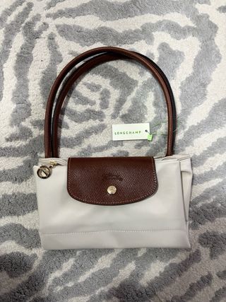 Mala Longchamp Bege Tamanho L