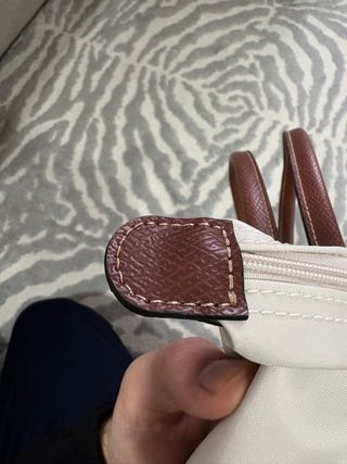 Mala Longchamp Bege Tamanho L