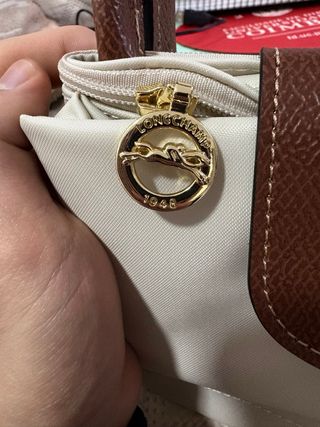 Mala Longchamp Bege Tamanho L