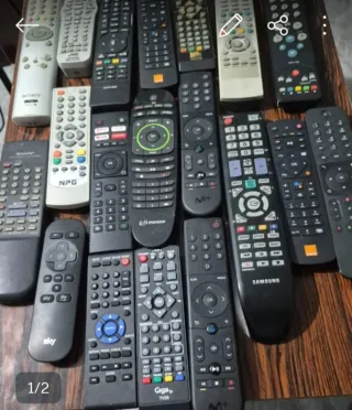 Lote mandos TV Movistar, NPG, Samsung, Sky, Sony