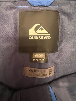 Pantalón nieve Quiksilver niño T14