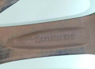 Volkswagen 3aa601025g llanta eos (1f8) 2141331