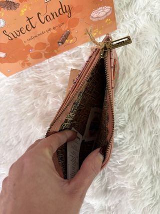 Cartera Sweet Candy rosa con diseño París