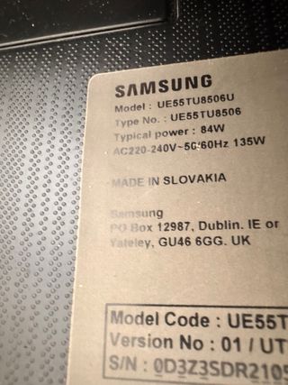 Pantalla  TV para repuesto