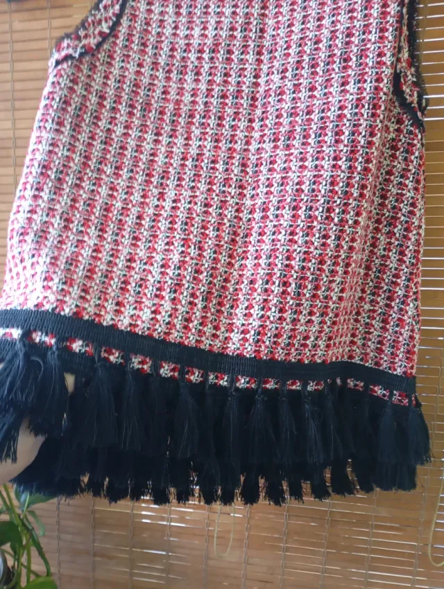 Chaleco Zara Woman Rojo Talla XS