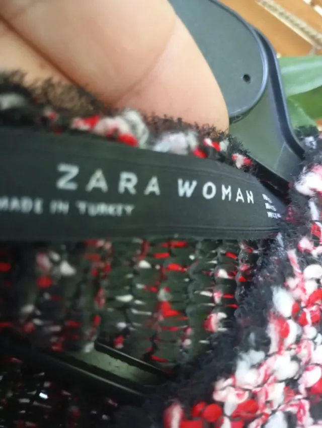 Chaleco Zara Woman Rojo Talla XS