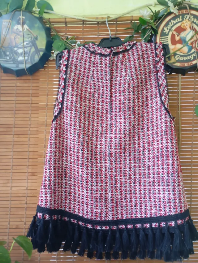 Chaleco Zara Woman Rojo Talla XS