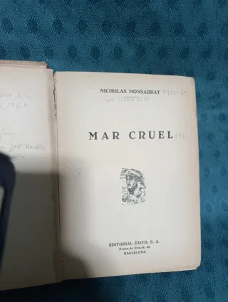 Novela "Mar Cruel" del autor Nicholas Monsarrat.