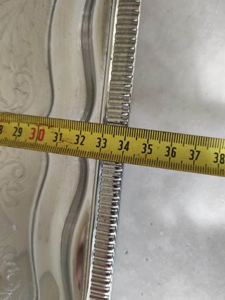 Bandeja Acero Grande Decorada