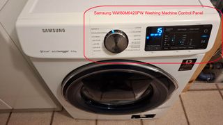 Console comandi Lavatrice Samsung WW80M6420PW
