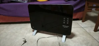 Estufa eléctrica Orbegozo cristal negro
