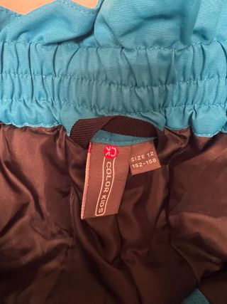 Pantalón de esquí azul talla 12