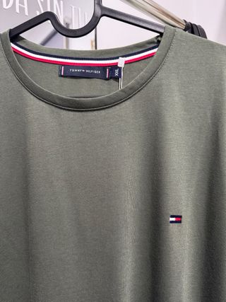 Camiseta Tommy Hilfiger Verde Oliva Talla XXL