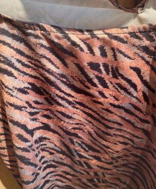 Camiseta manga larga estampado cebra