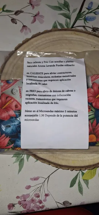 Saco Calor Frío Semillas Lavanda