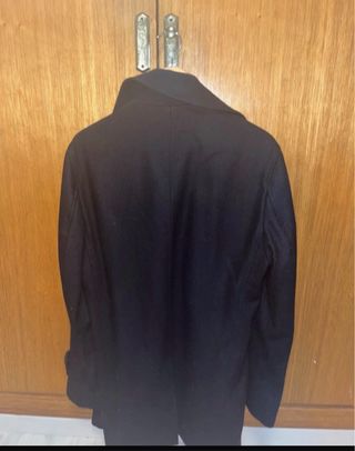 Abrigo Adolfo Dominguez Negro Talla 48