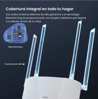 Router Tenda RX9 AX3000 WiFi 6 Dual Band
